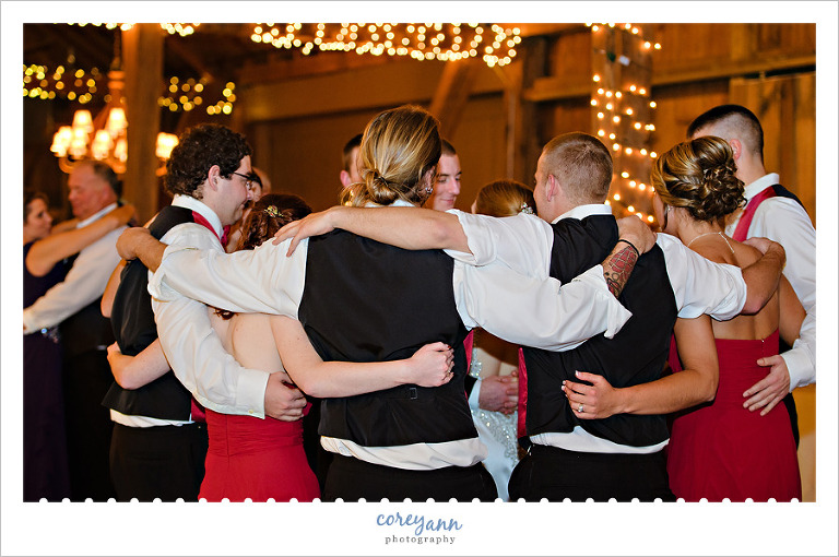 Wedding reception at Brookside Farms in Ohio