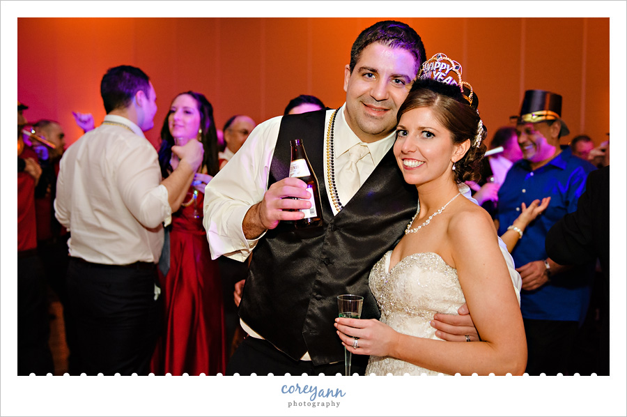 New Years Eve Wedding Reception 