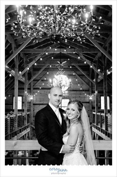 Bride and Groom wedding portrait at Mapleside Farms
