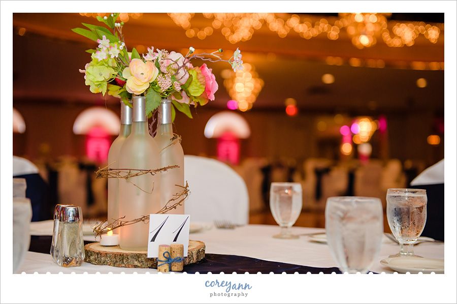 Wine Theme Wedding Reception at Guy's Party Center