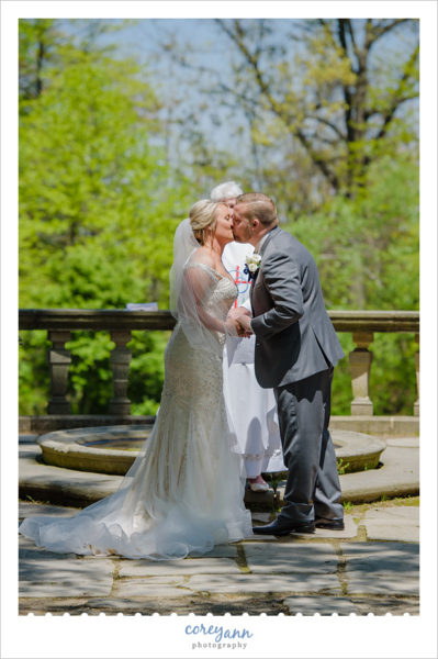 May wedding ceremony at Stan Hywet Hall and Gardens