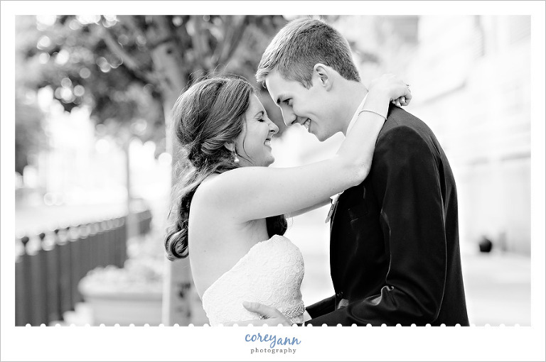 June wedding in downtown Cleveland