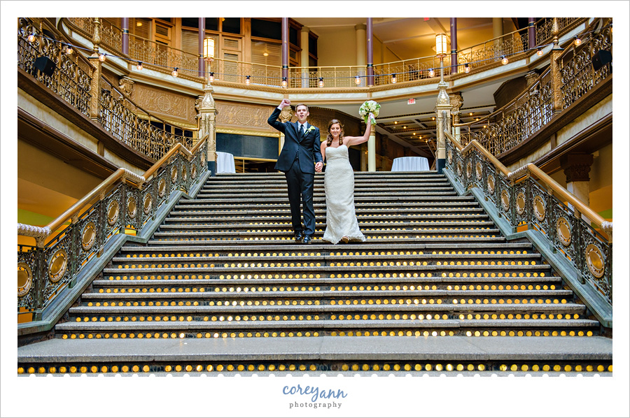 Wedding Reception Entrance at Hyatt Arcade