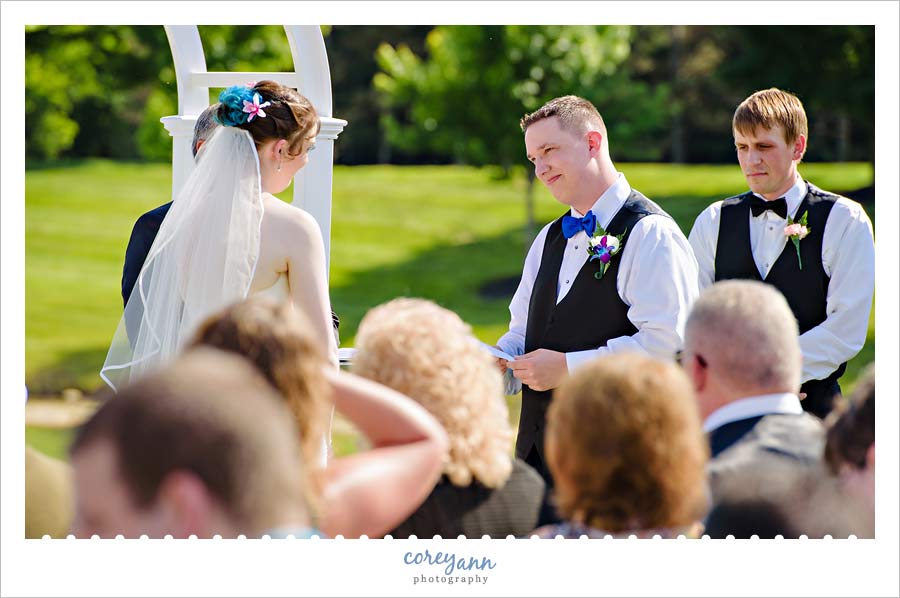 Outdoor Wedding Ceremony at Club at Corazon