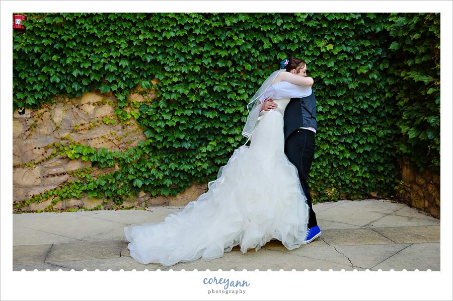 First look at Club at Corazon before wedding