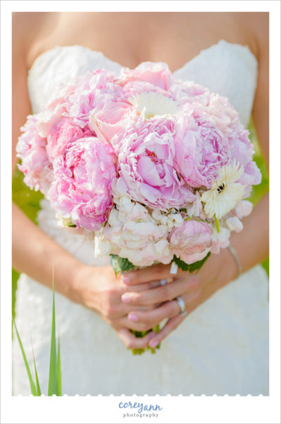 Peony Wedding Bouquet by Nikki's 21 Blooms