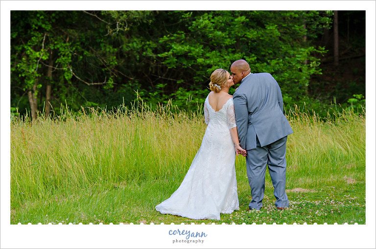 Bride and Groom wedding photos at Hale Farm