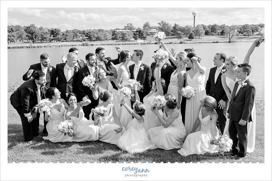 Wedding Bridal Party at Firestone Country Club