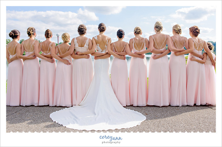 Bride and Bridesmaids at Firestone Country Club