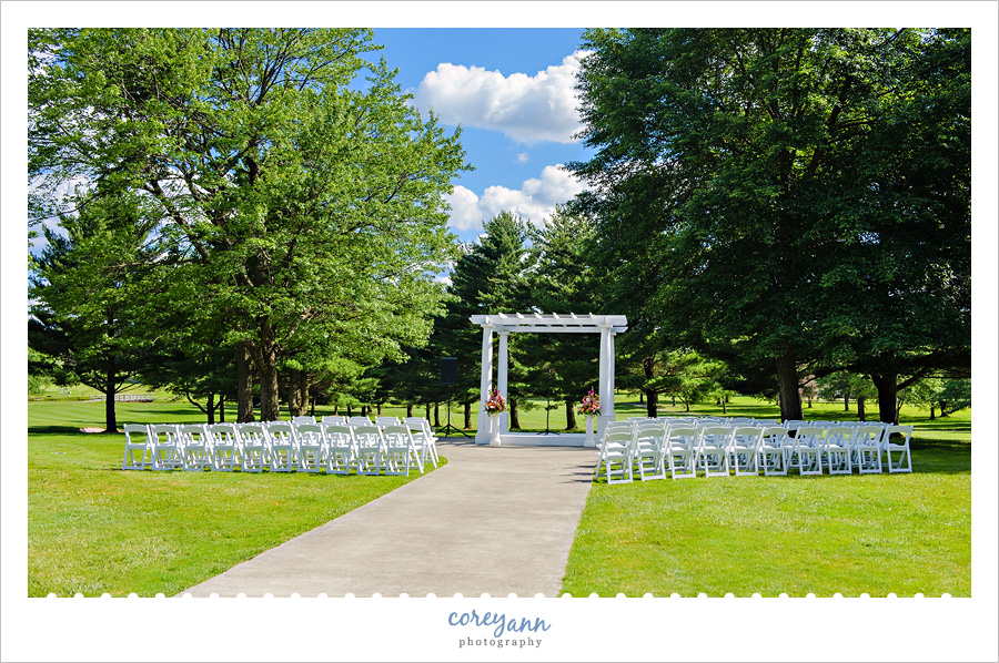 Outdoor Wedding Ceremony at Skyland Pines