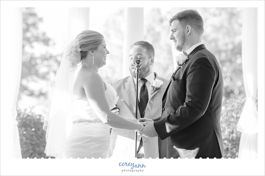 Wedding Ceremony at Aherns Banquet Center