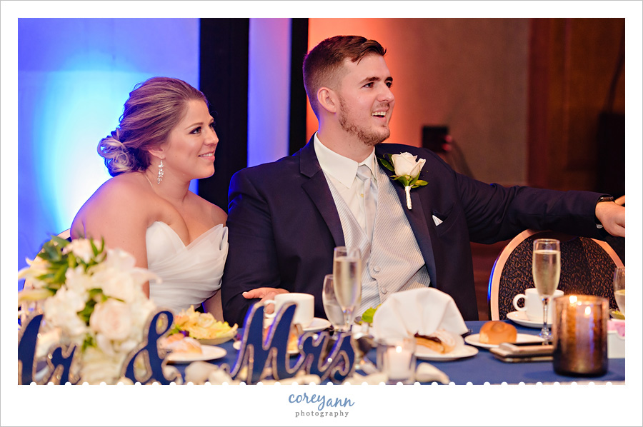 Wedding Reception at Aherns Banquet Center