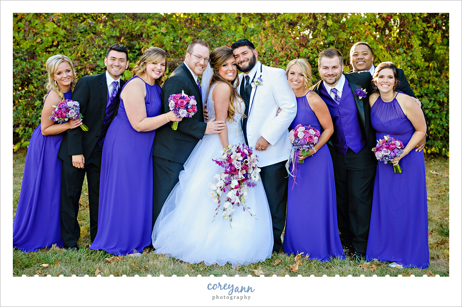 Wedding Bridal Party at Springlake Party Center