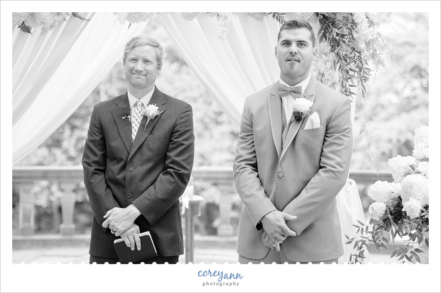 Wedding Ceremony at Stan Hywet