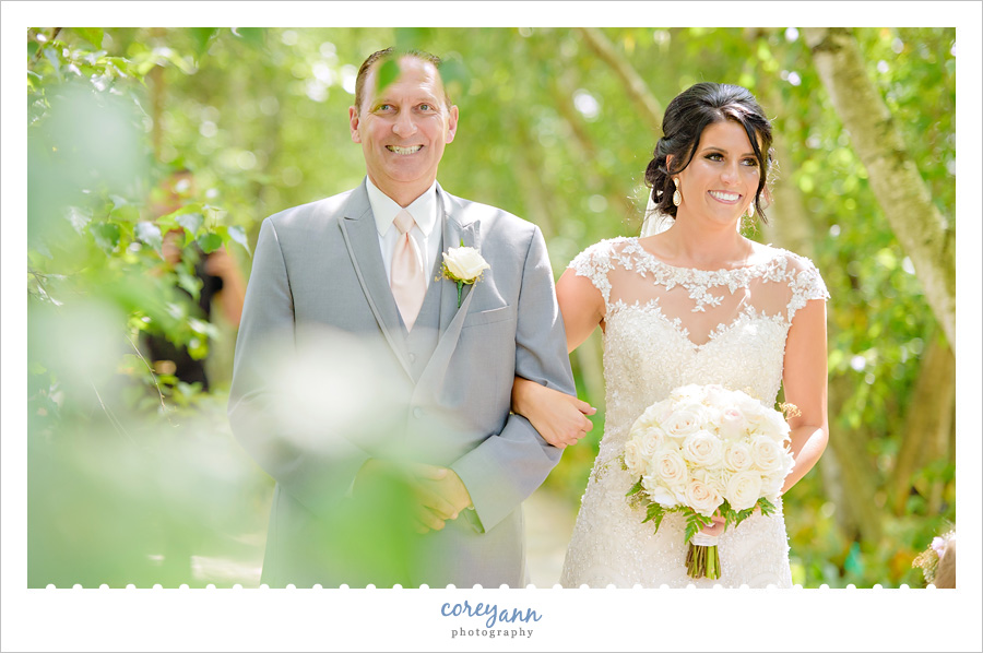Wedding Ceremony at Stan Hywet