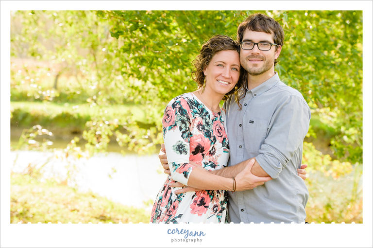 Backyard Kent Ohio Wedding Reception