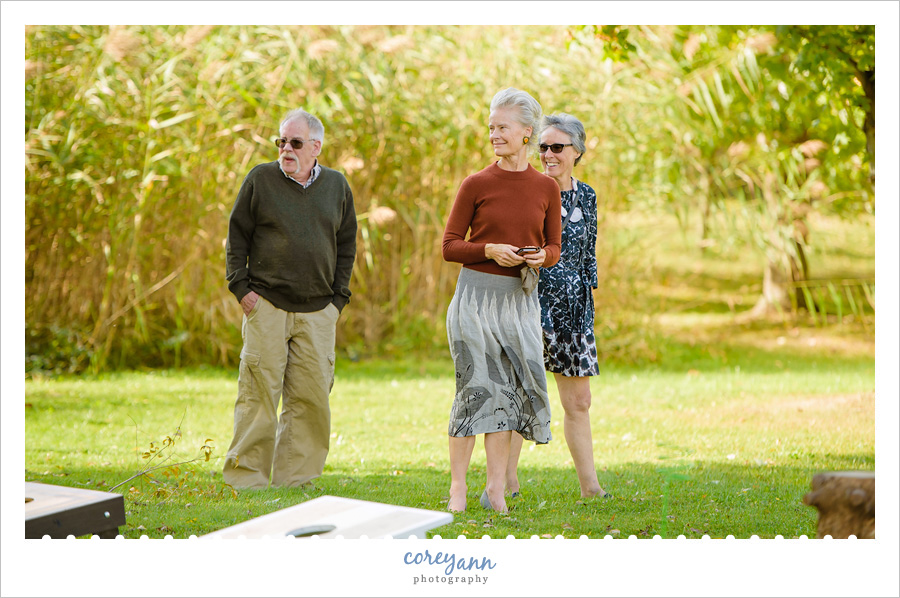 Backyard Wedding Reception in Kent Ohio