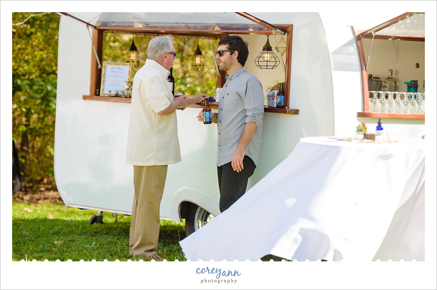 Backyard Wedding Reception in Kent Ohio