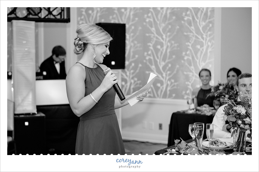 Brookside Country Club Wedding Reception in Canton