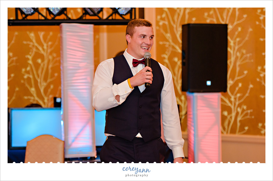 Brookside Country Club Wedding Reception in Canton