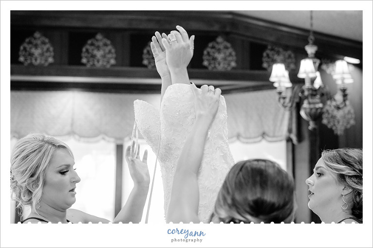 Bride Getting Ready in Canton