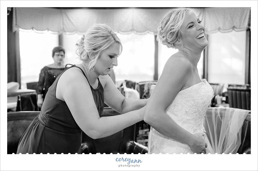 Bride Getting Ready in Canton