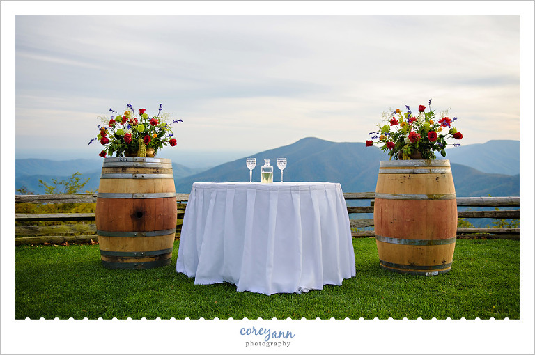 Wintergreen Resort Wedding Ceremony