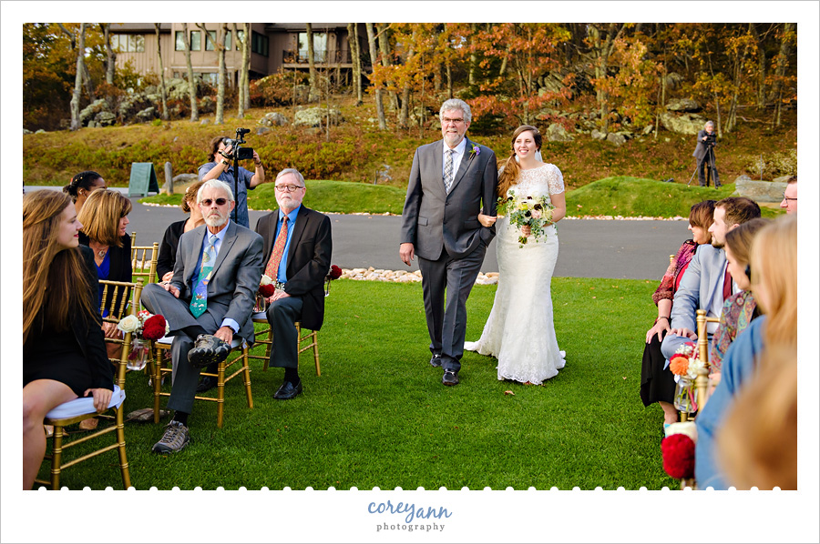 Wedding Ceremony at Wintergreen Resort