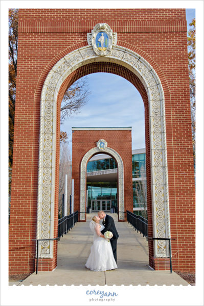 University of Akron Wedding Photos