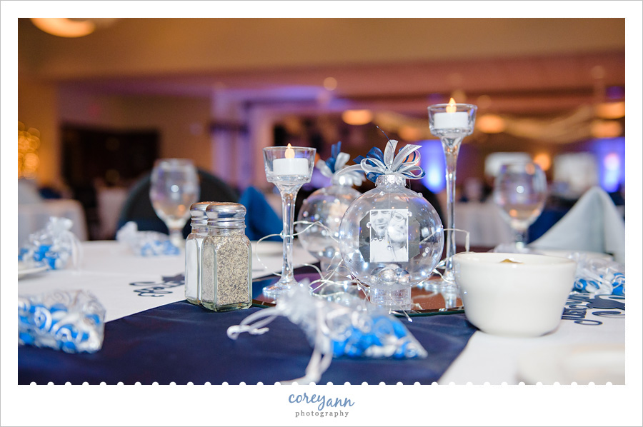 Winter Wedding Reception at Chenoweth Golf Course