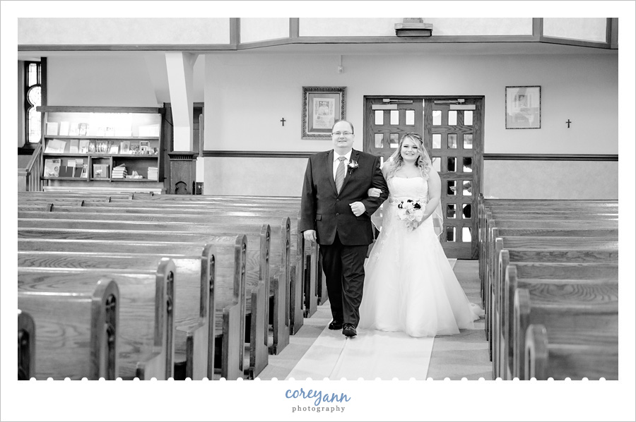 St Joseph Parish Wedding in Cuyahoga Falls