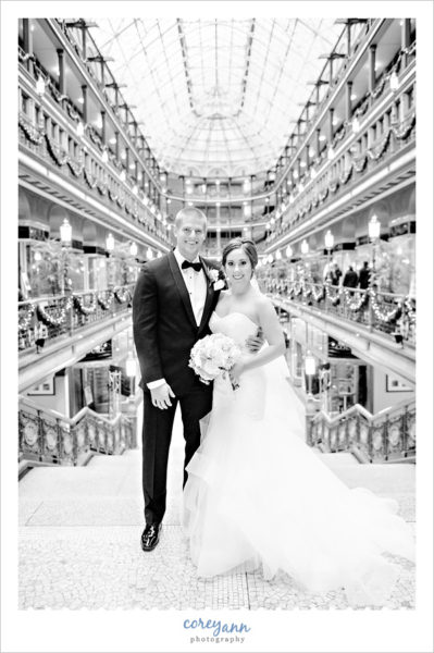 Wedding Photos at Cleveland Hyatt Arcade