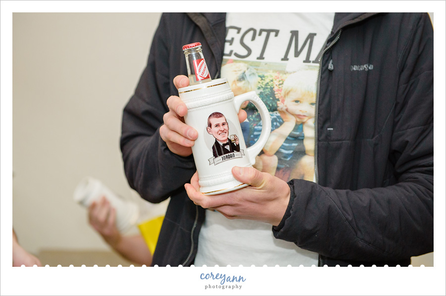 Custom Beer Stein Groomsman Gift