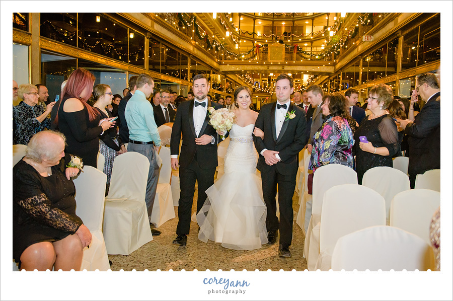 New Years Eve Wedding Ceremony at Hyatt Arcade
