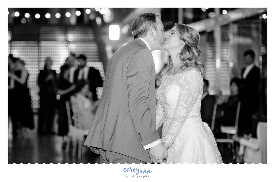 Wedding reception at the Hyatt Arcade in Cleveland
