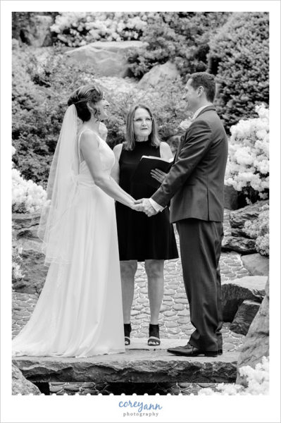 Wedding Ceremony at Cleveland Botanical Gardens