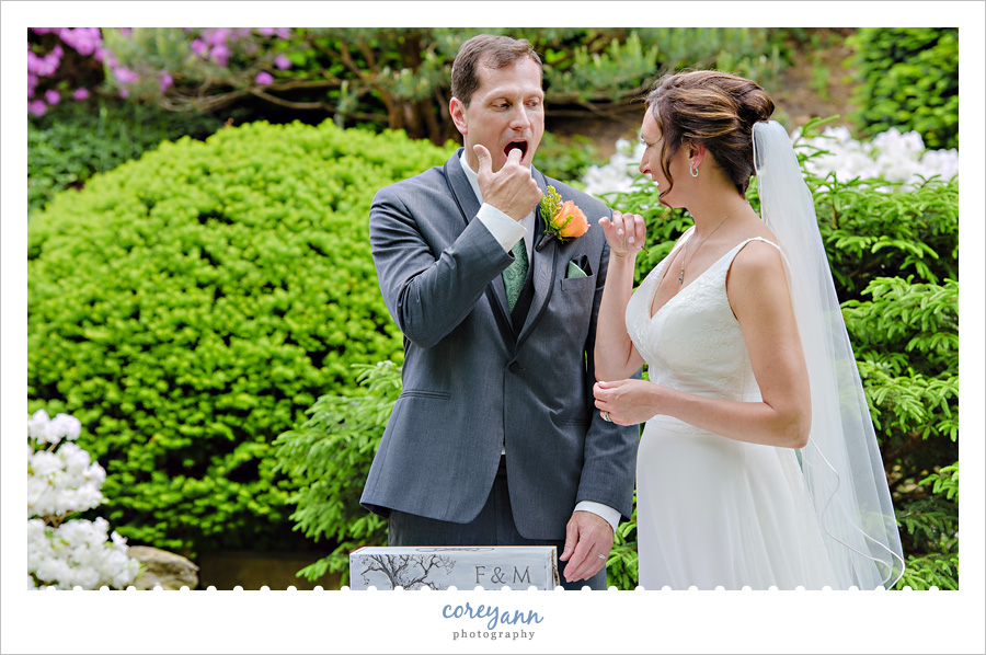 Wedding Ceremony at Cleveland Botanical Gardens