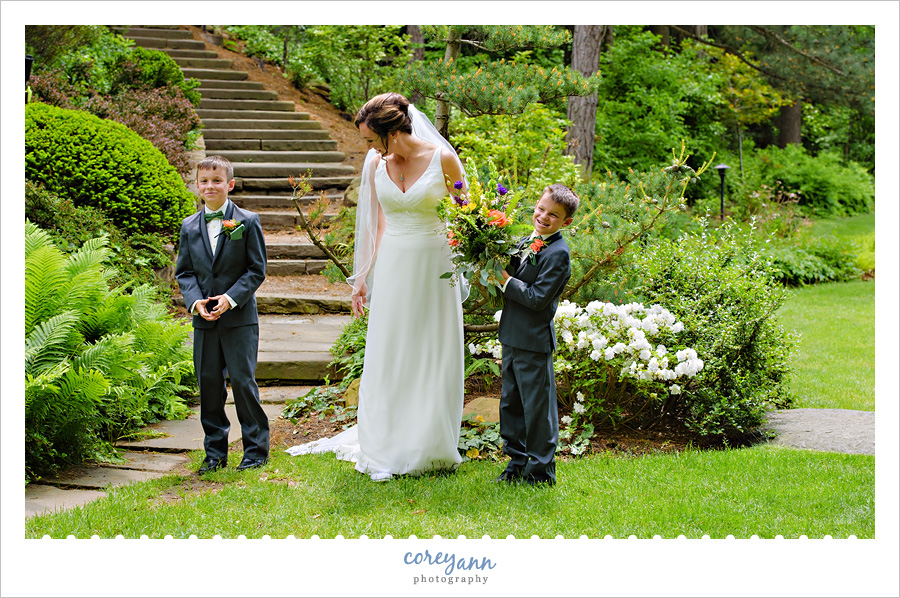 Wedding Ceremony at Cleveland Botanical Gardens