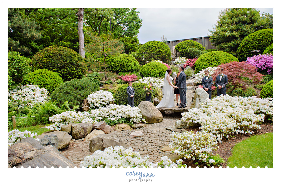 Wedding Ceremony at Cleveland Botanical Gardens