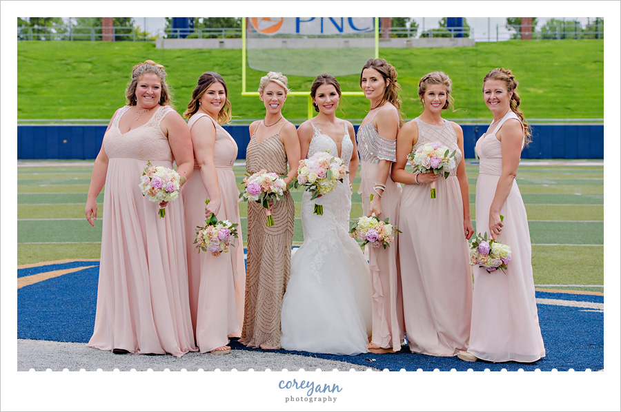 Wedding Bridesmaids at University of Akron