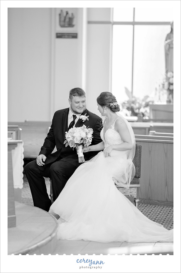 St Paul Catholic Church Wedding Ceremony in Akron