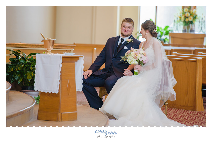 St Paul Catholic Church Wedding Ceremony in Akron