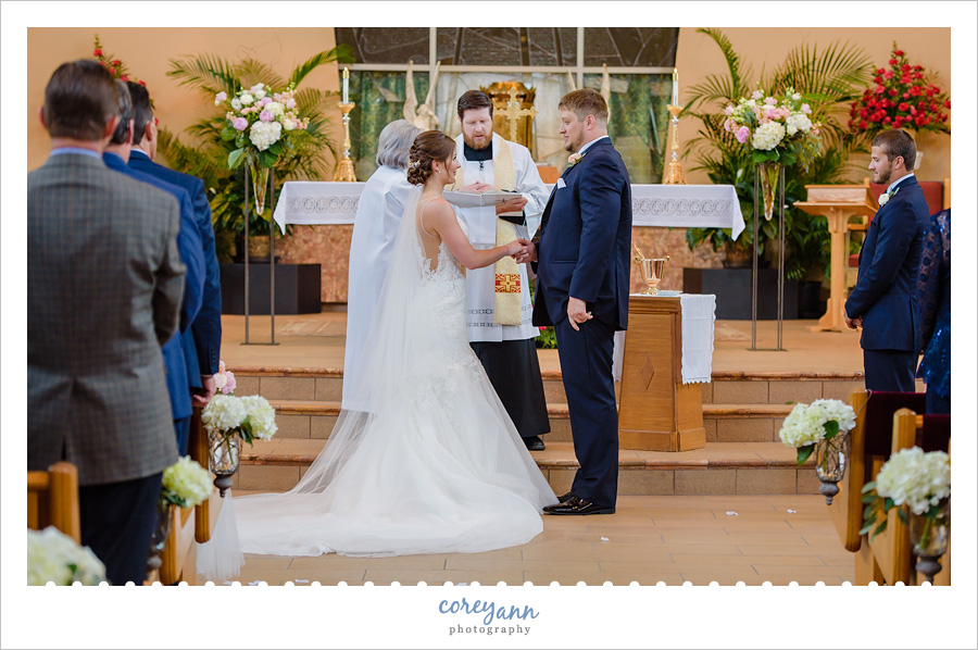 St Paul Catholic Church Wedding Ceremony in Akron