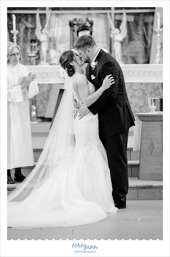 St Paul Catholic Church Wedding Ceremony in Akron