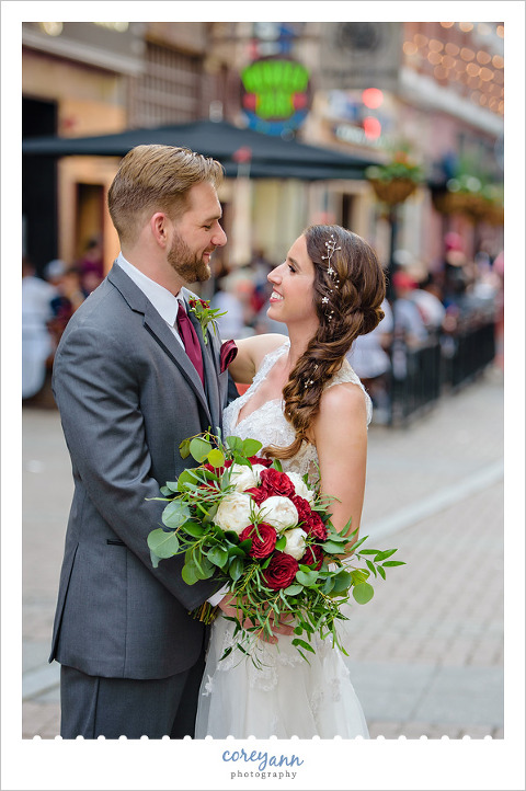 Downtown Cleveland Wedding in June