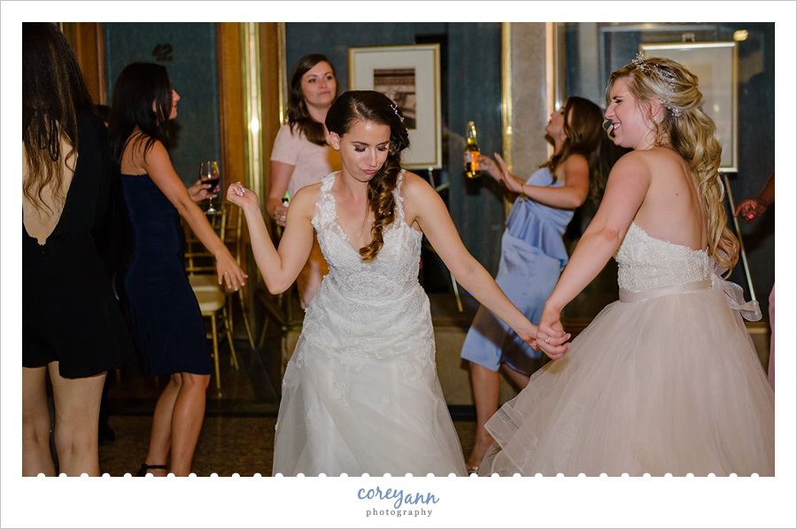 Wedding Reception in Downtown Cleveland at the Hyatt