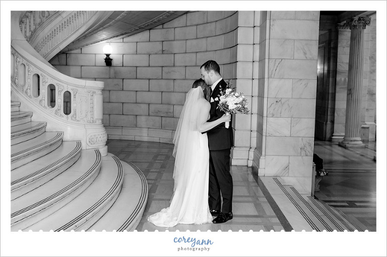 First Look for Wedding at The Old Courthouse