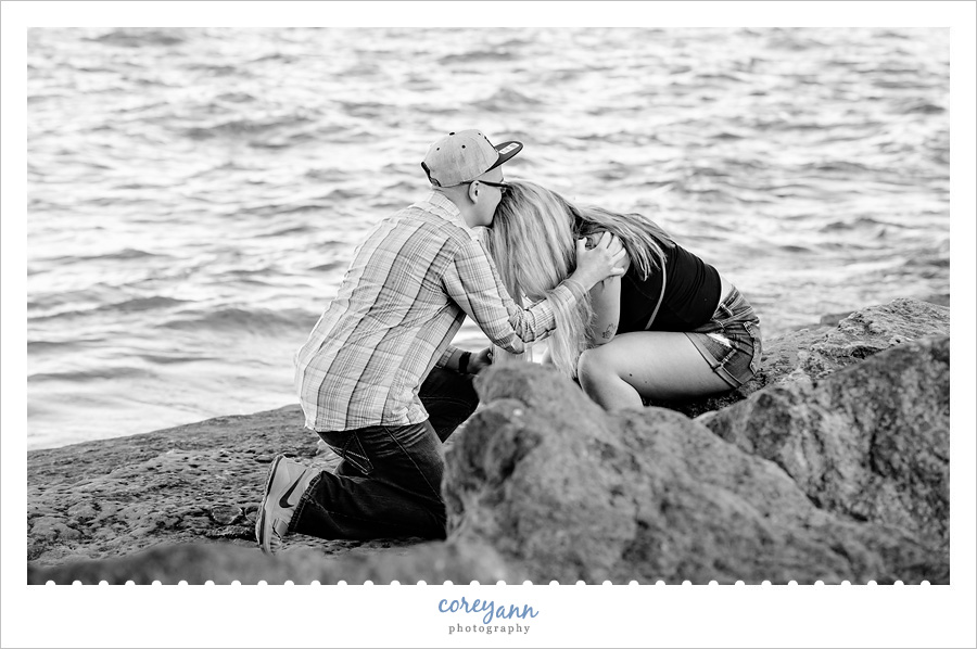 Marblehead Lighthouse Engagement Proposal
