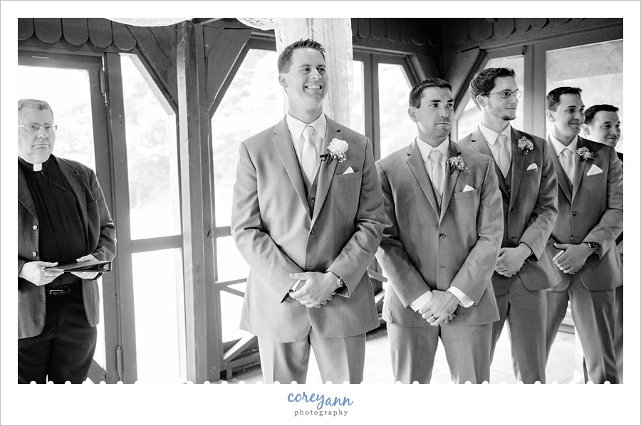 Wedding Ceremony at Happy Days Lodge