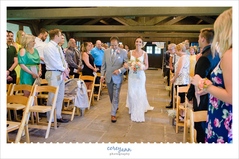 Wedding Ceremony at Happy Days Lodge